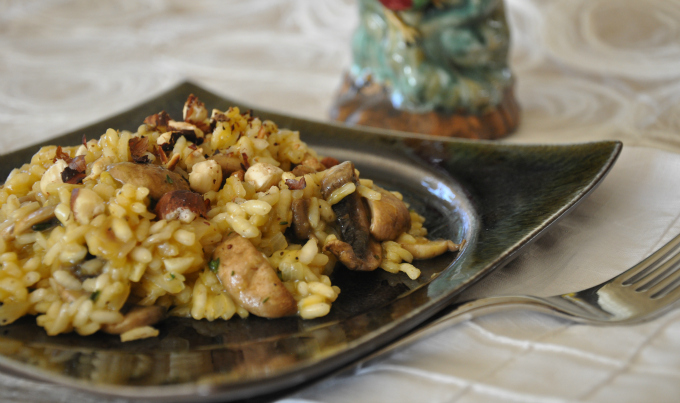 mushroom risotto 