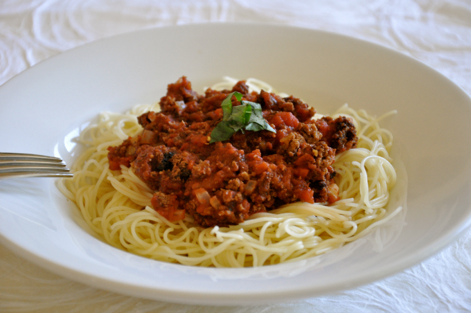 spaghetti bolognese 