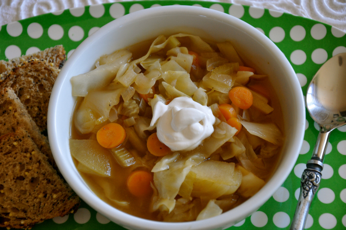 Sweet and Sour Cabbage Soup