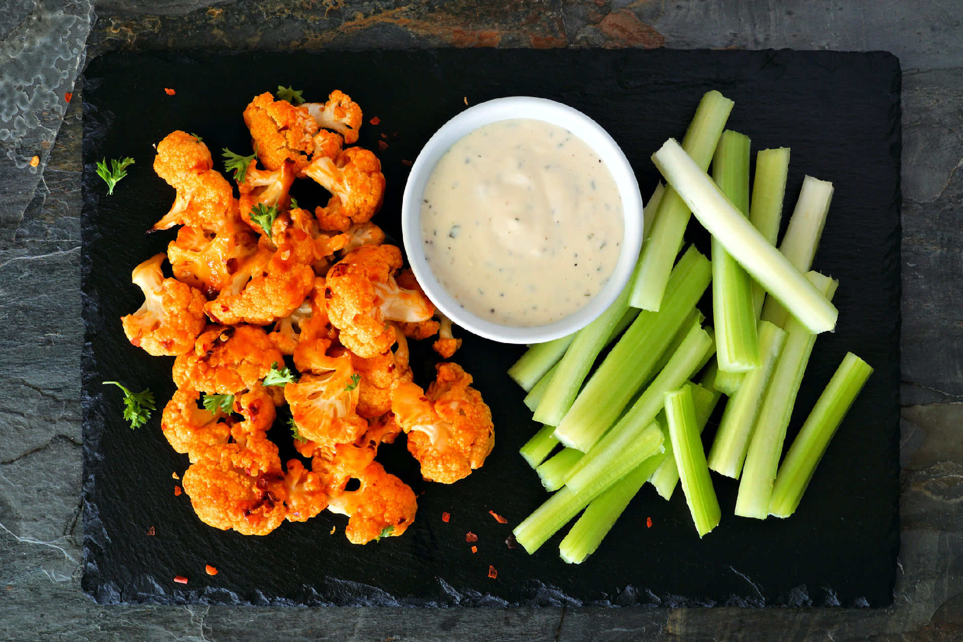 Cauliflower Buffalo Wings & How To Improve Your Health