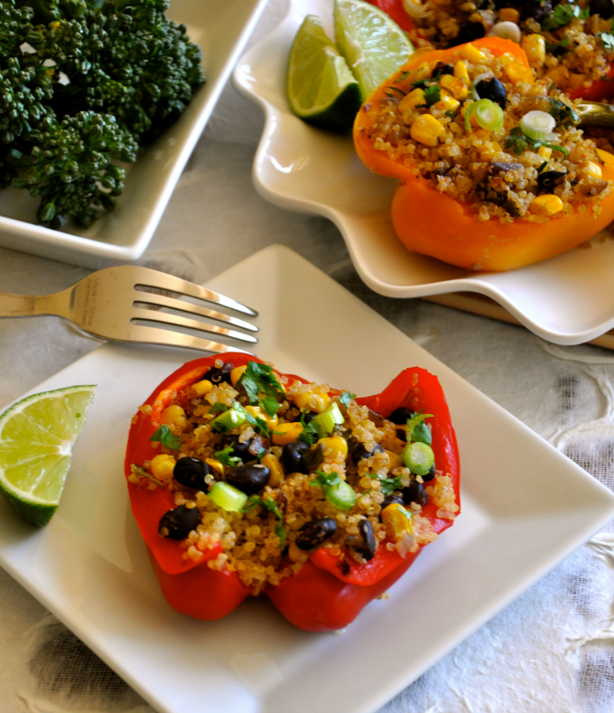 Healthy Recipe Southwestern Stuffed Peppers