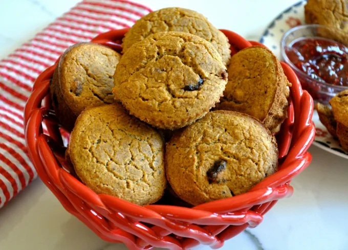 Cauliflower Muffins with Dried Cherries & Nuts