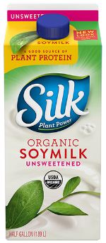 silk unsweetened soy milk