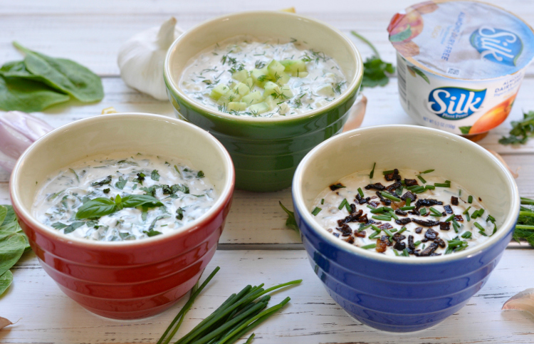 Creamy summer dips are usually laden with fat, but yogurt dip is a healthy, delicious option and works in both savory & sweet presentations. (#vegan) ordinaryvegan.net