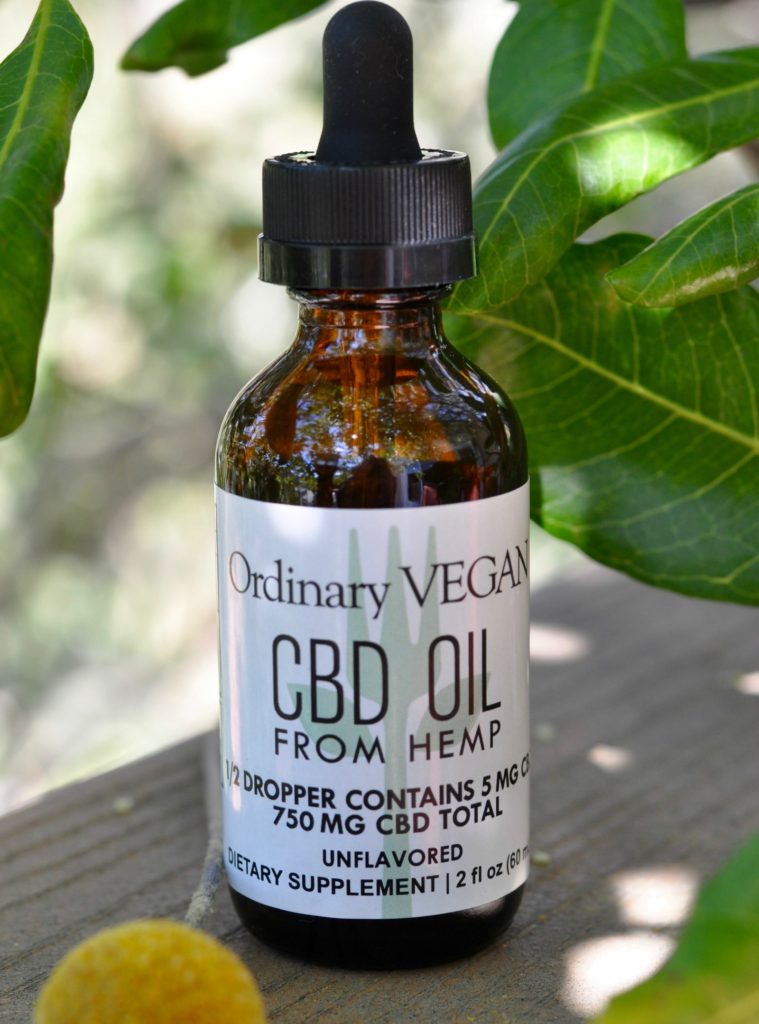 CBD Oil Drops From Hemp - Natural Flavor Dietary Supplement