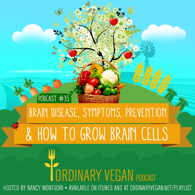 With the sharp rise in dementia and other brain disorders, it is vital to do everything we can to prevent brain disease. Learn brain disease symptoms and how to grow healthy brain cells. (#vegan) ordinaryvegan.net