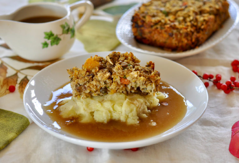 Vegan Lentil Loaf For A Gluten-Free Holiday Dinner