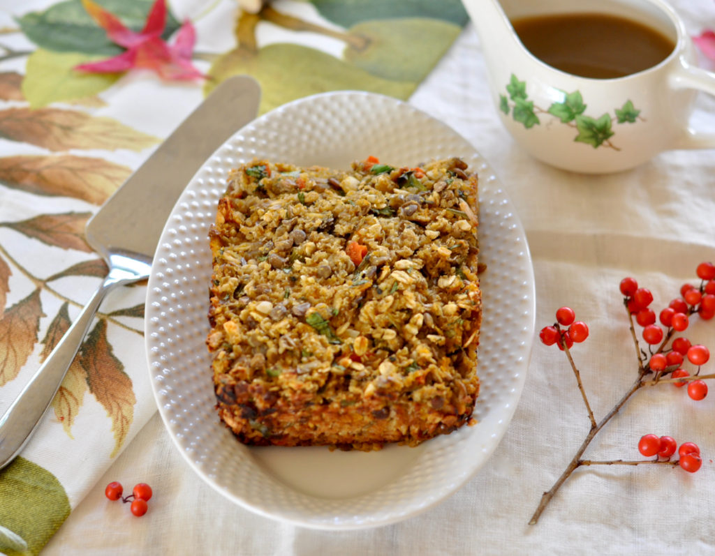 Vegan Lentil Loaf For A Gluten-Free Holiday Dinner