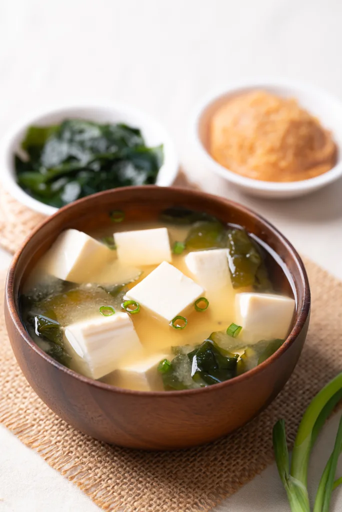Probiotic foods - miso soup